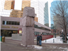  Ryan s tátou u Scotia Place.##Ryan with his dad at Scotia Place. 